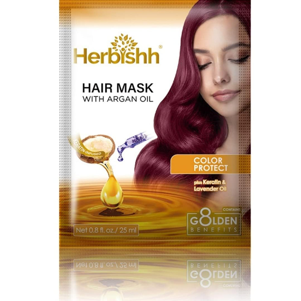 Herbishh Keratin Argan Hair Mask 25 ml hair mask.