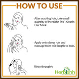 Herbishh Keratin Argan Hair Mask 25 ml hair mask.