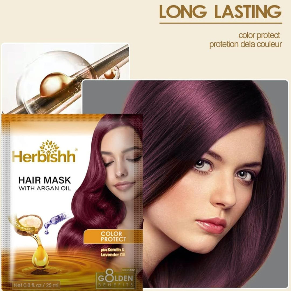 Herbishh Keratin Argan Hair Mask 25 ml hair mask.