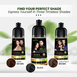 Herbishh 200ml Hair Color Shampoo Hair Dye.