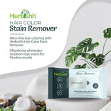 Herbishh Hair Color Stain Remover Wipes .