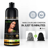 Black Hair Color Shampoo-500ml