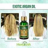 Herbishh Organic Argan Hair Oil Hair Oil.