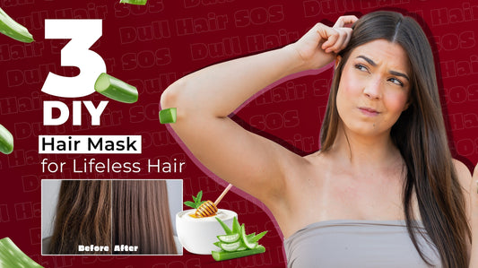 Dull Hair SOS: 3 DIY Hair Mask for Lifeless Hair