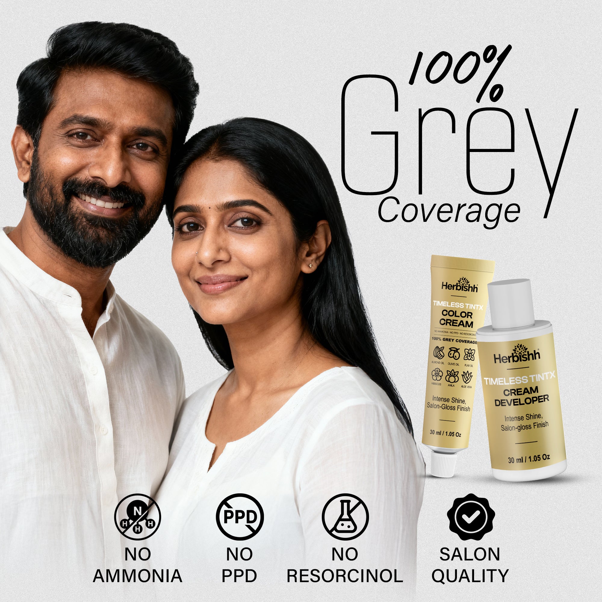 Timeless TintX Permanent Hair Color Cream- 60ml