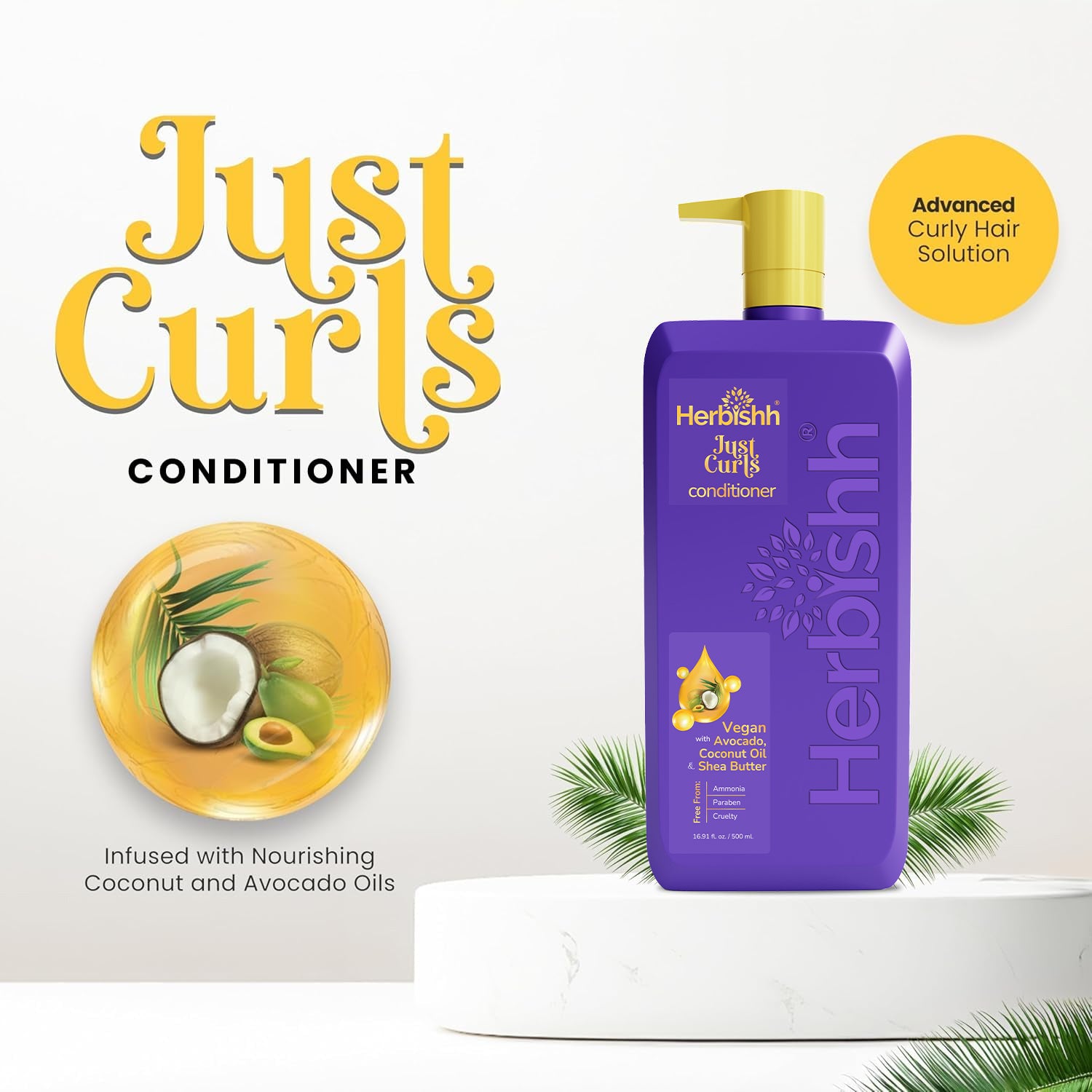 Just Curls Conditioner -Herbishh