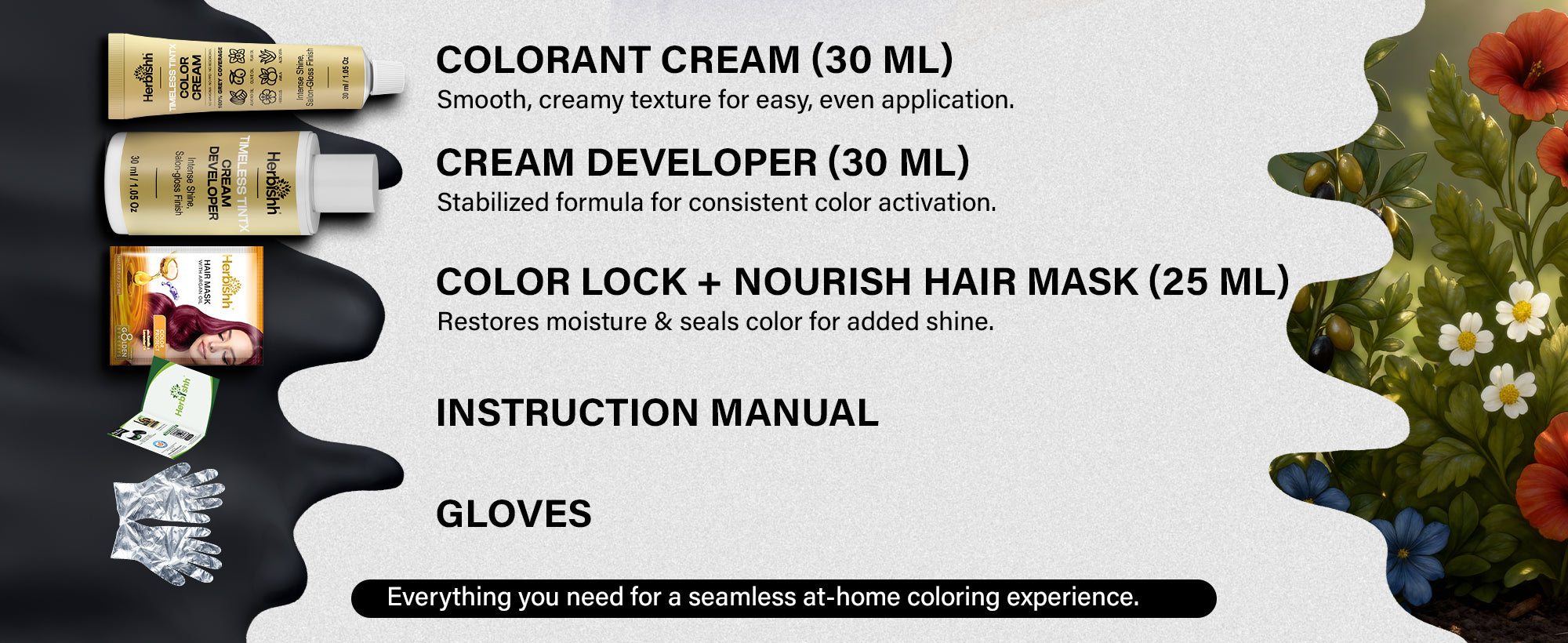 Timeless TintX Permanent Hair Color Cream- 60ml