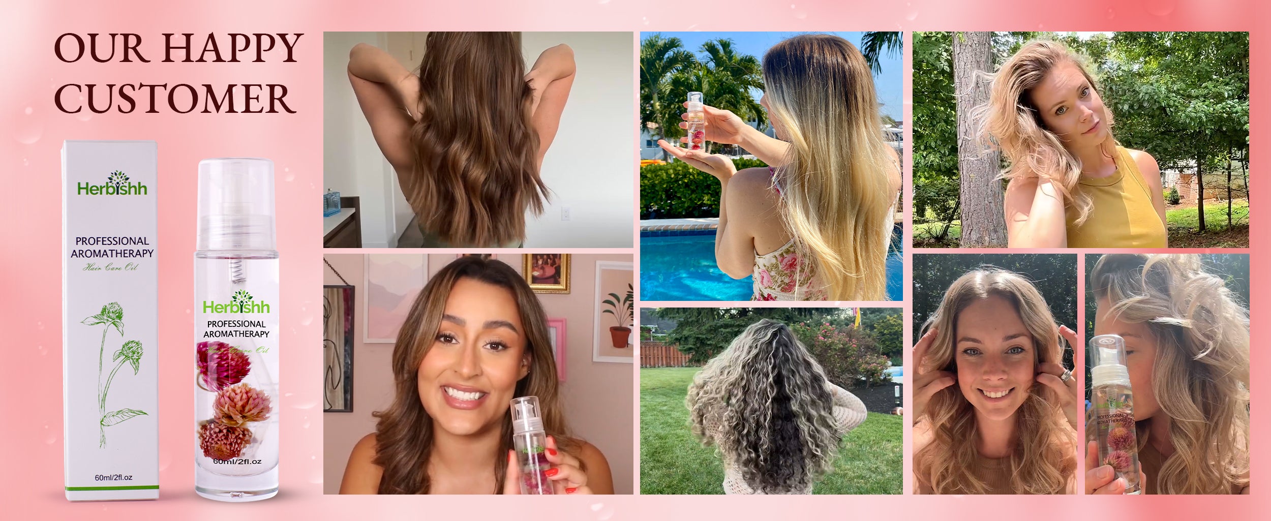 Flower Hair Oil Serum