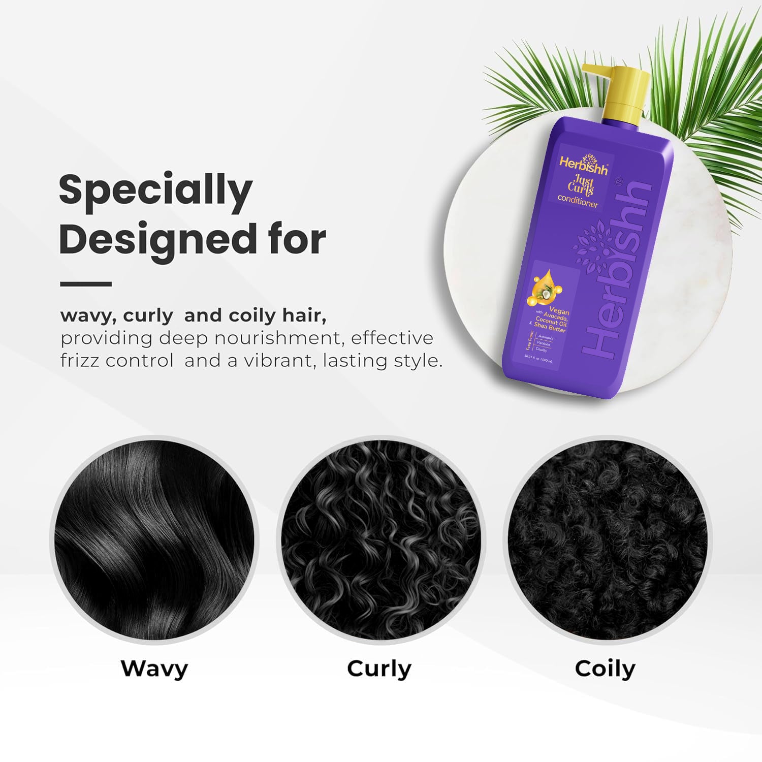 Just Curls Conditioner -Herbishh