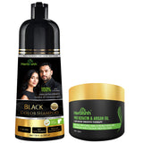 Hair Color Shampoo & Hair Mask Combo Hair Dye.