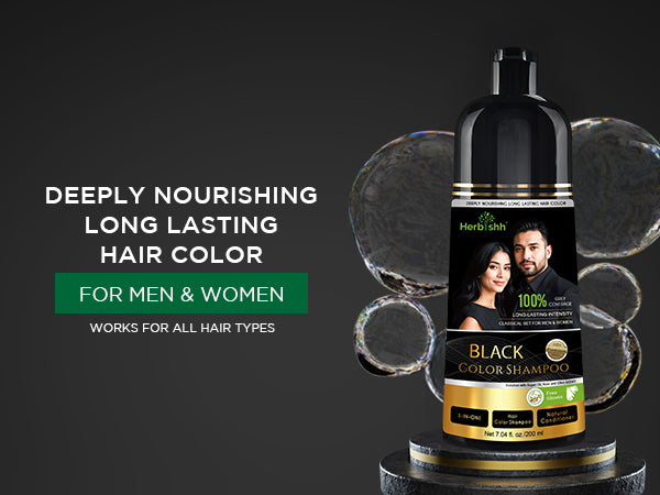 Black Hair Color Shampoo-200ml