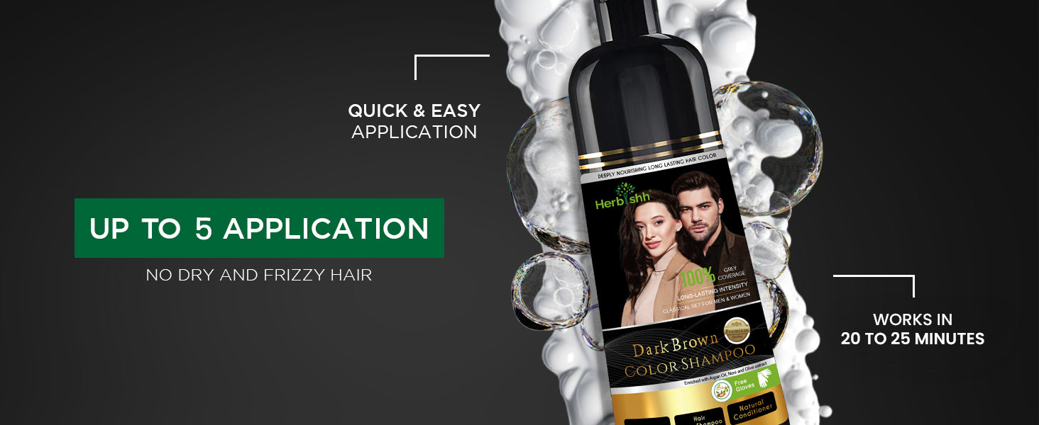 Dark Brown Color Shampoo- 200ml