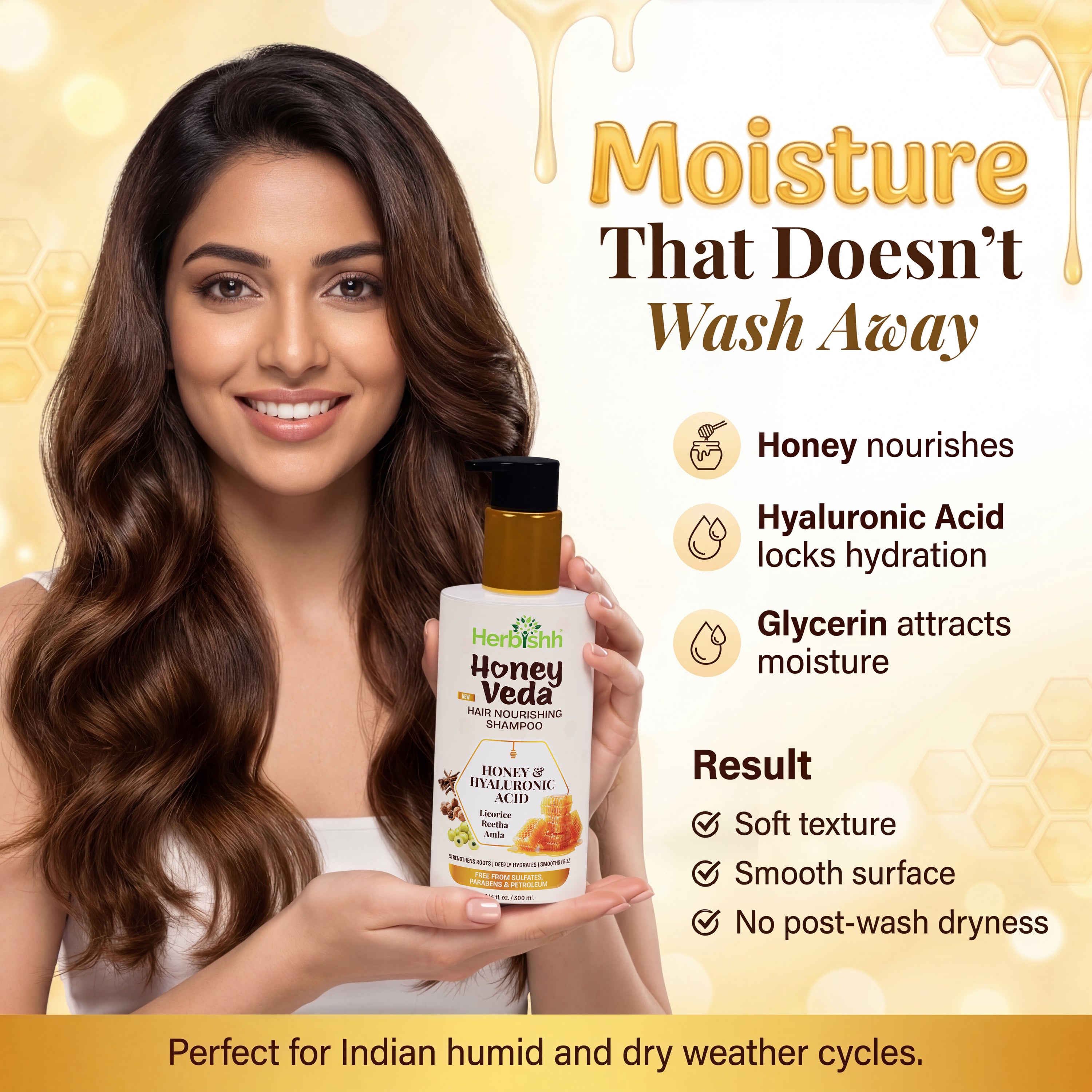 Honey Veda Hair Nourishing Shampoo