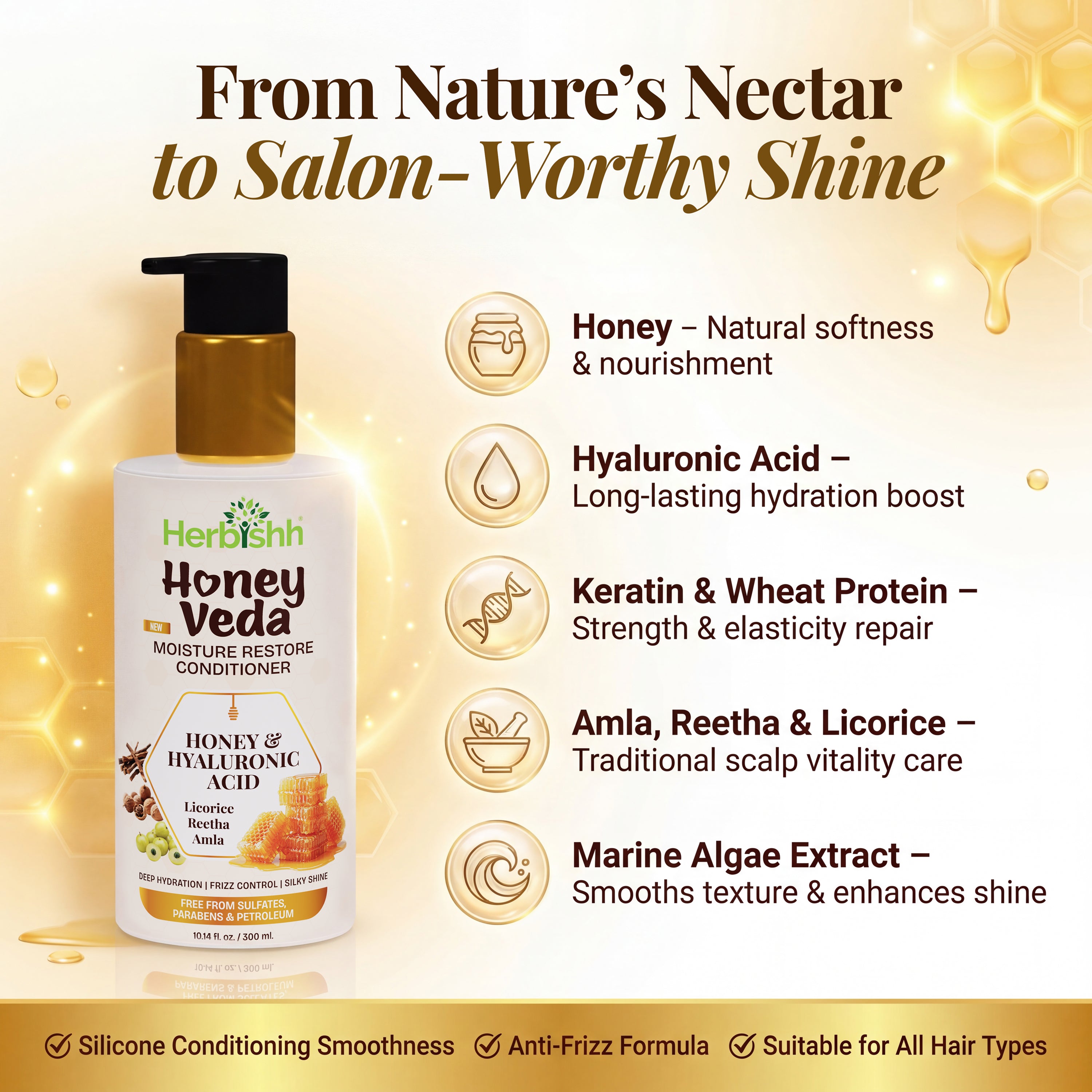 Honey Veda Moisture Restore Conditioner