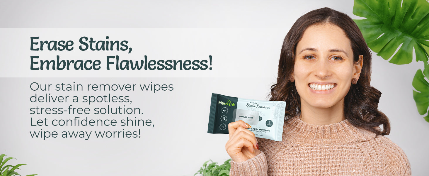 Hair Color Stain Remover Wipes- 5 pcs
