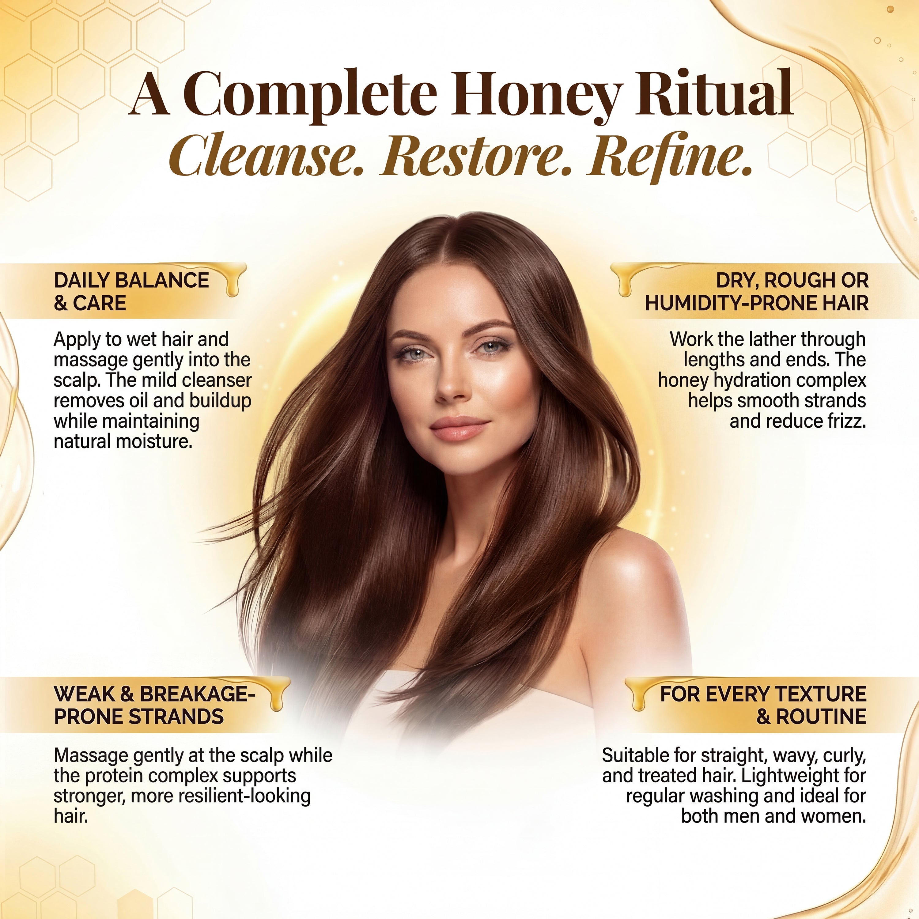 Honey Veda Hair Nourishing Shampoo