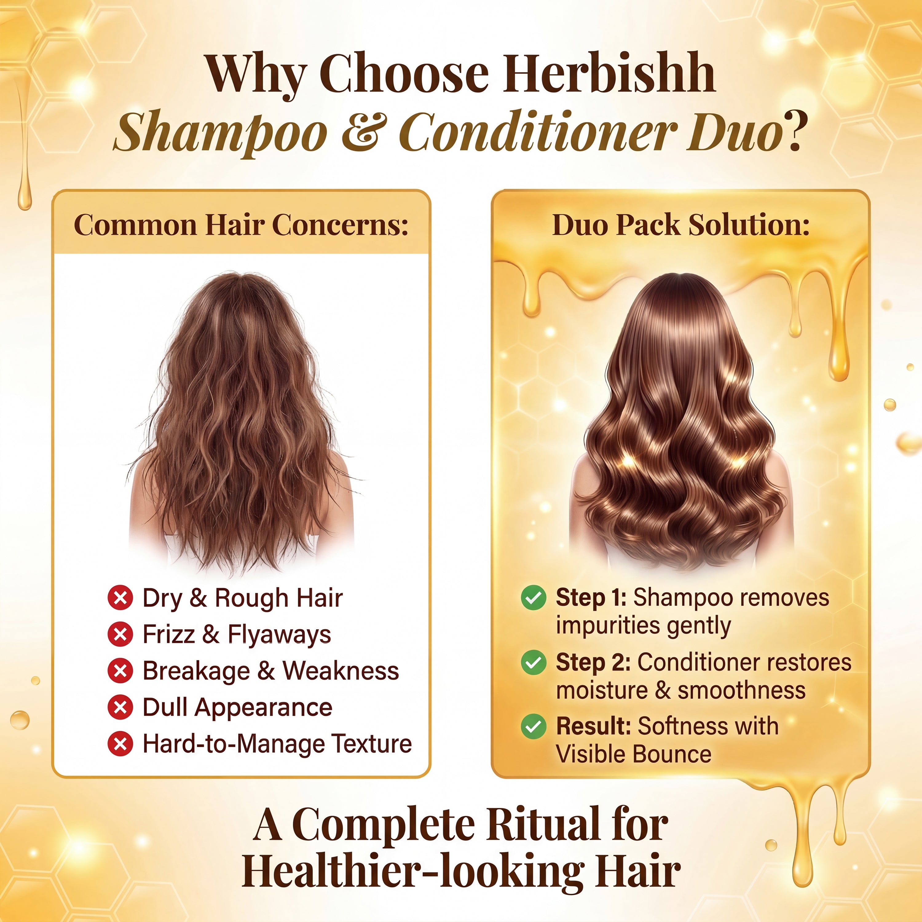 Honey Veda Shampoo and Conditioner Duo