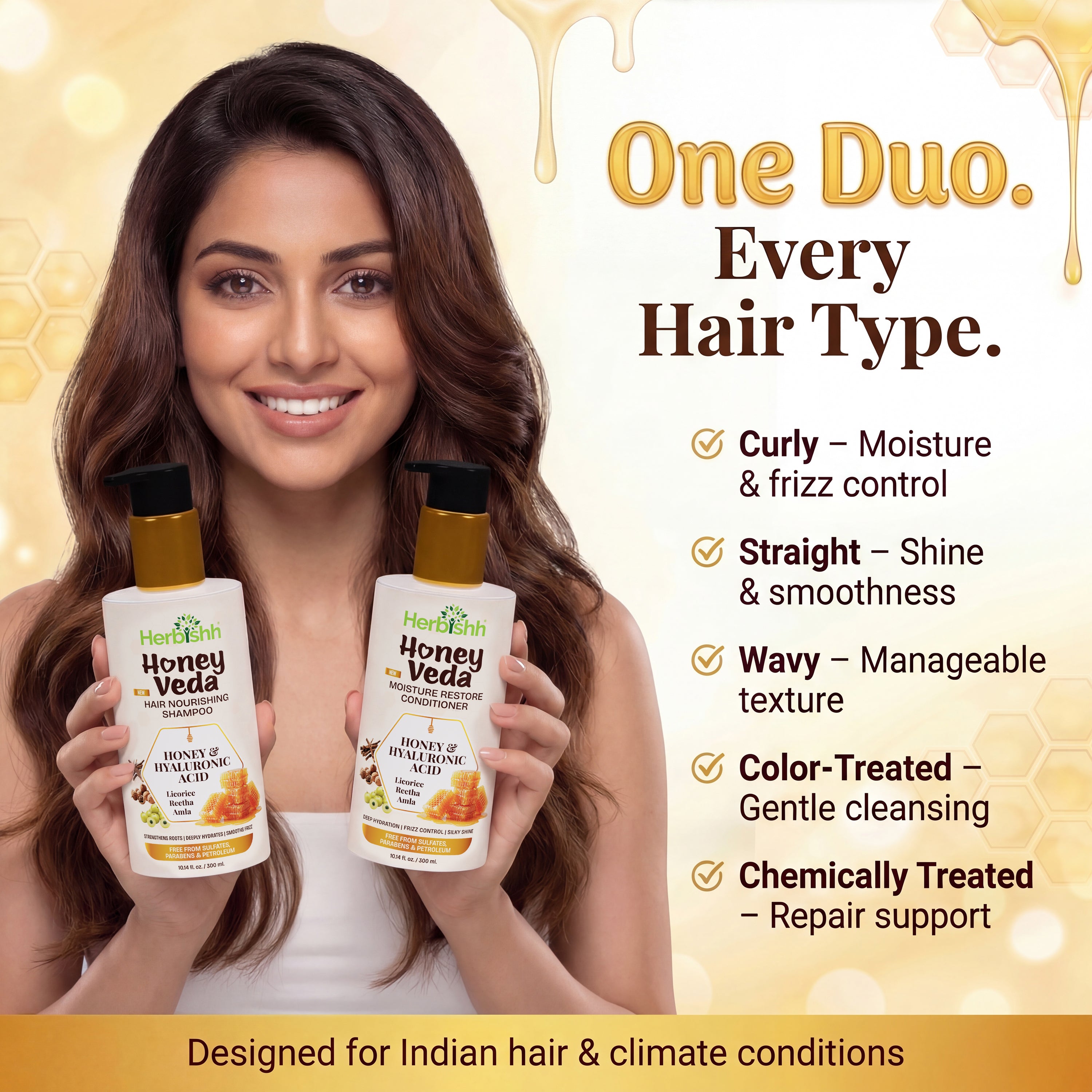 Honey Veda Shampoo and Conditioner Duo