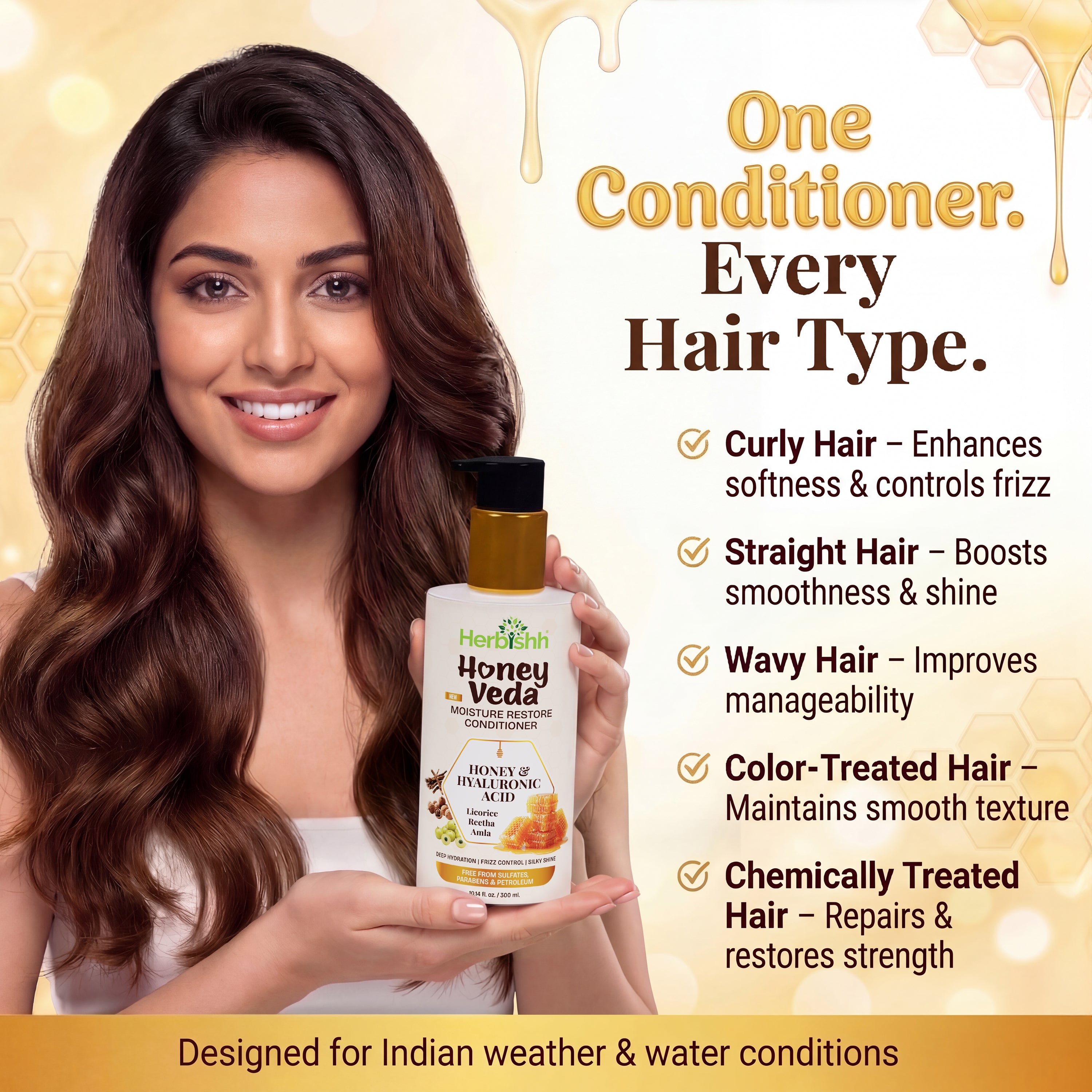 Honey Veda Moisture Restore Conditioner