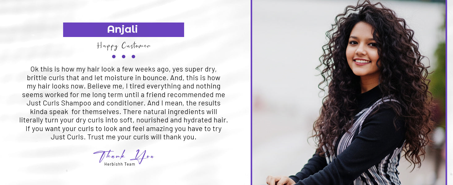 Just Curls Shampoo & Conditioner Set - Herbishh