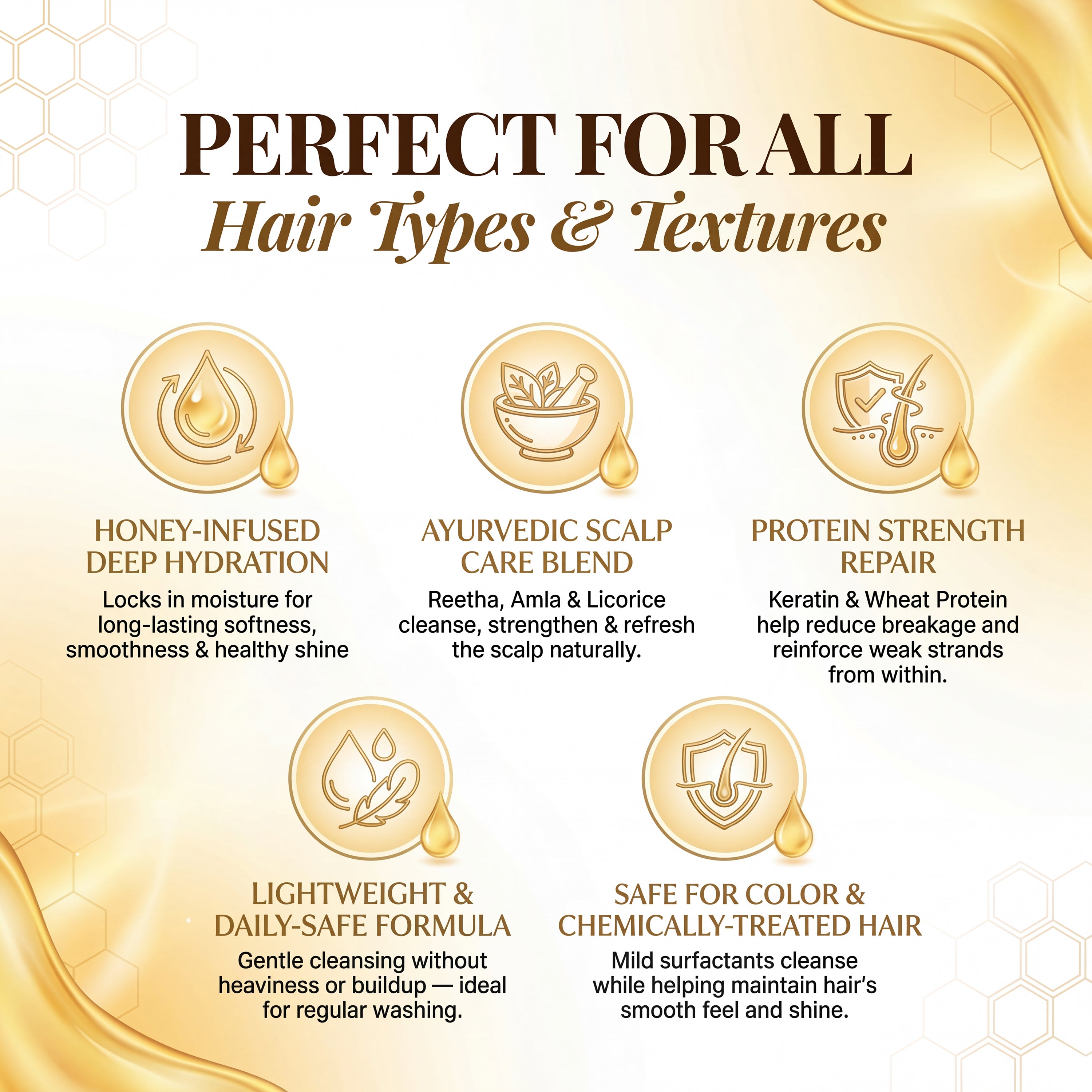 Honey Veda Hair Nourishing Shampoo