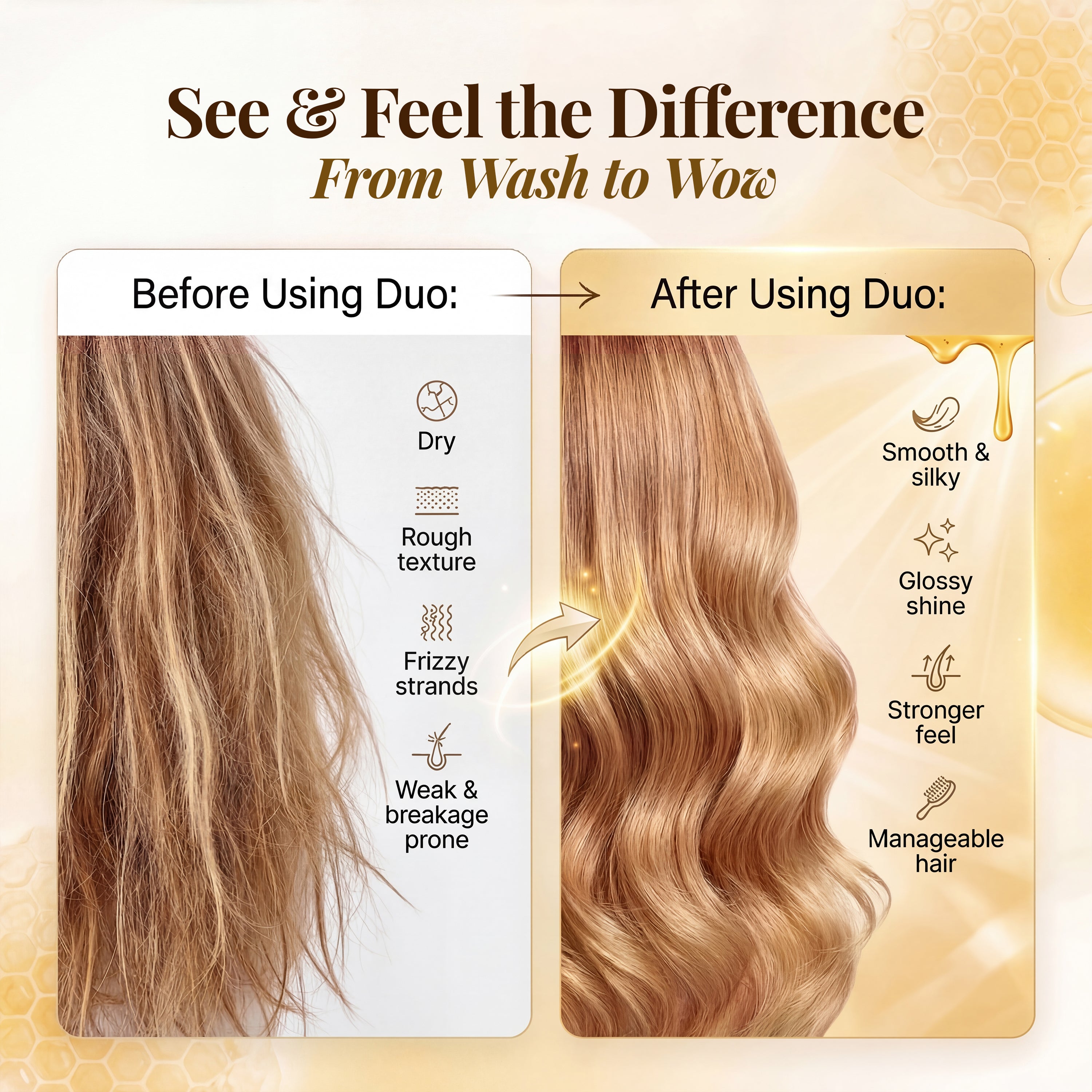 Honey Veda Shampoo and Conditioner Duo