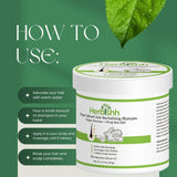 Ginger Hair Revitalizing Shampoo Jar with Deep Sea Salt - Herbishh Hair Dye.