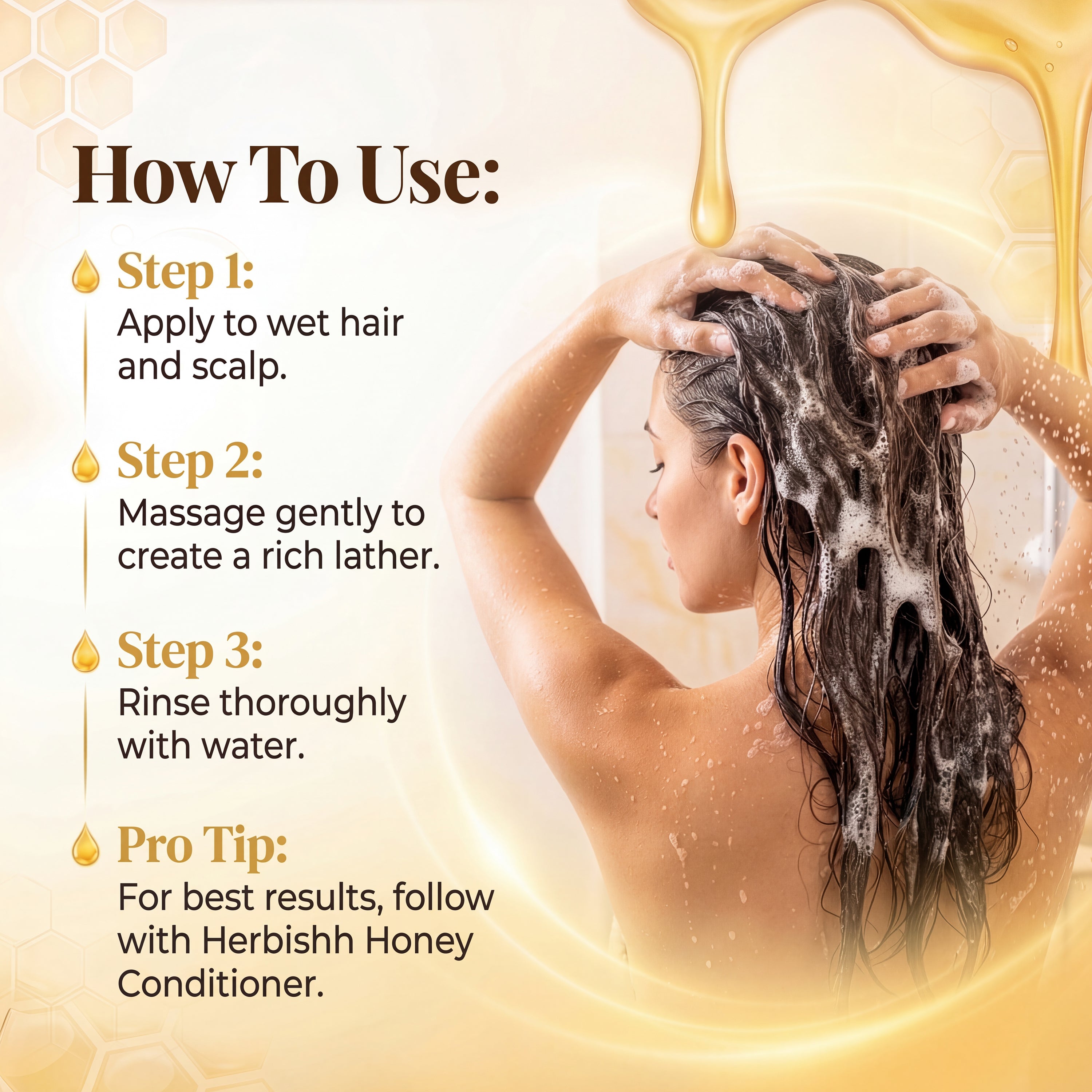 Honey Veda Hair Nourishing Shampoo