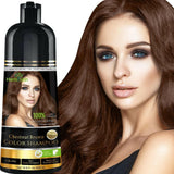 Chestnut Brown Hair Color Shampoo 500ml- Herbishh Hair Dye.