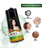 Black PPD Free Hair Color Shampoo - Herbishh