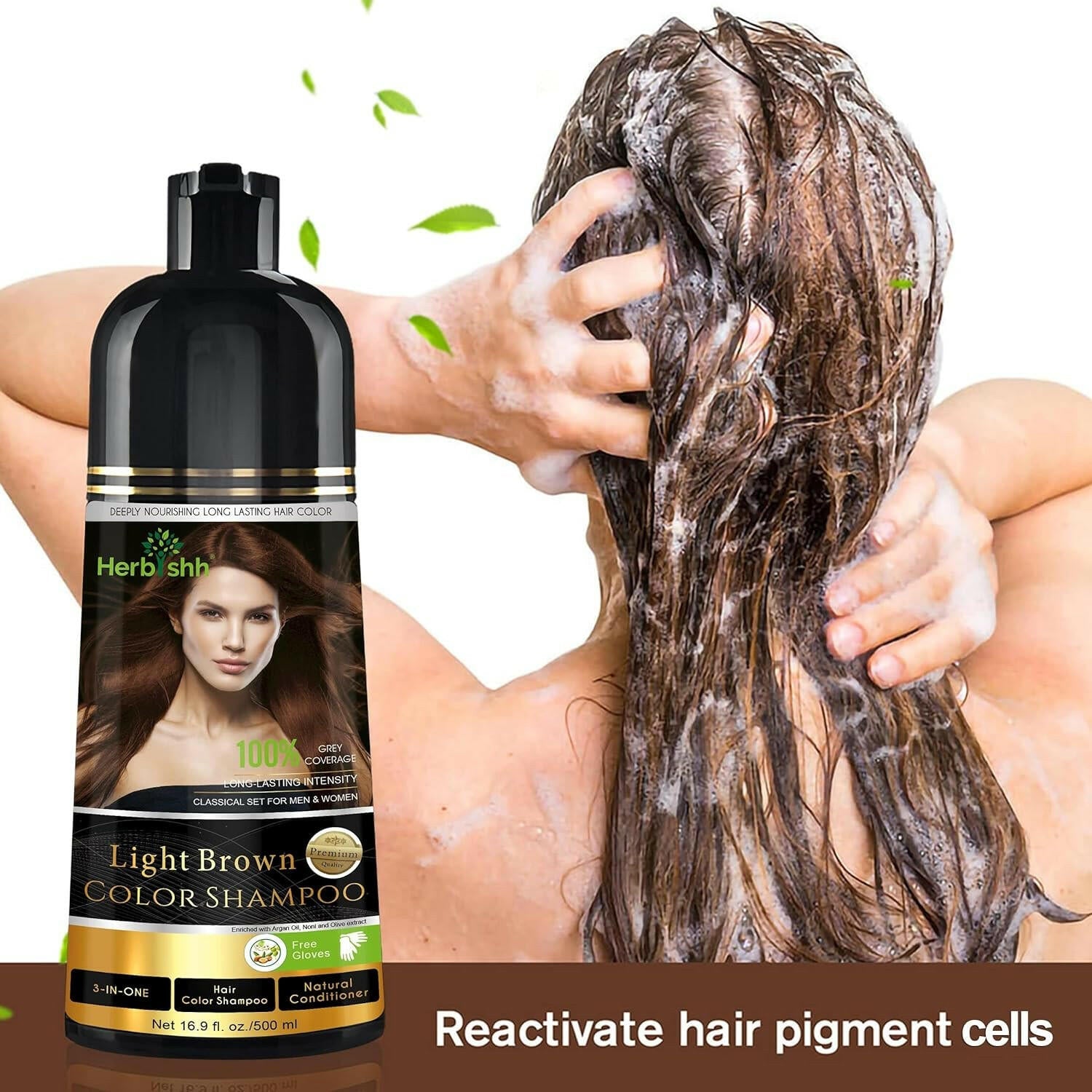 Buy 2 Light Brown Hair Color Shampoo easy and fast