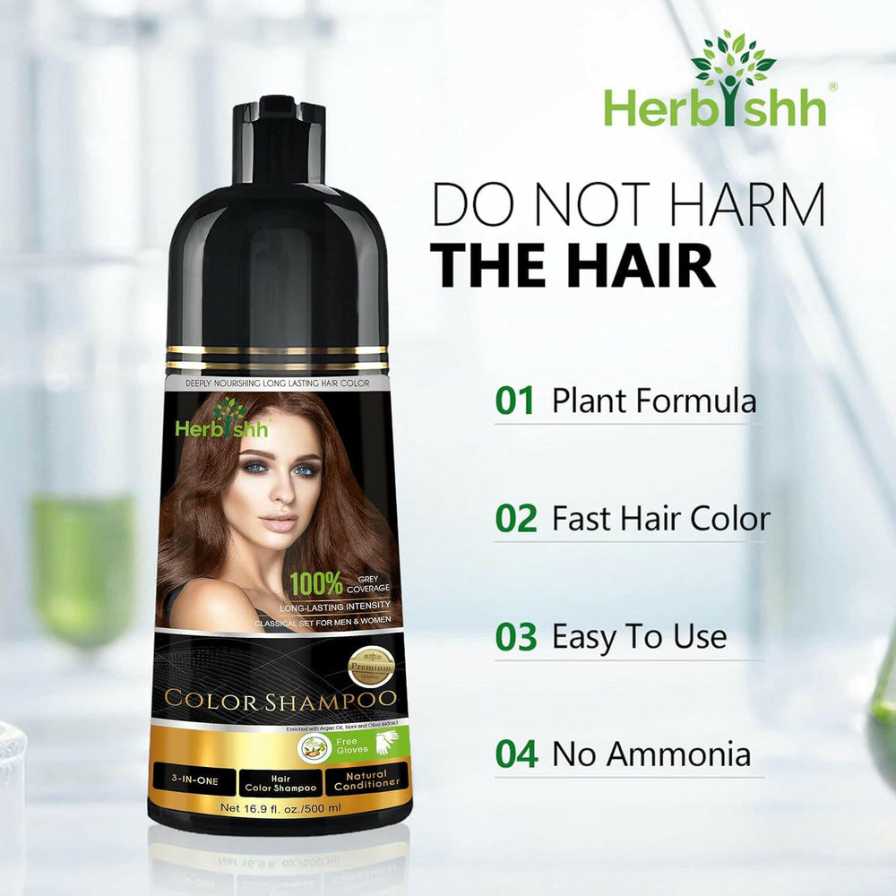 Buy 1 Pc Color Shampoo & Pro Keratin Hair Mask - Herbishh Hair Dye.