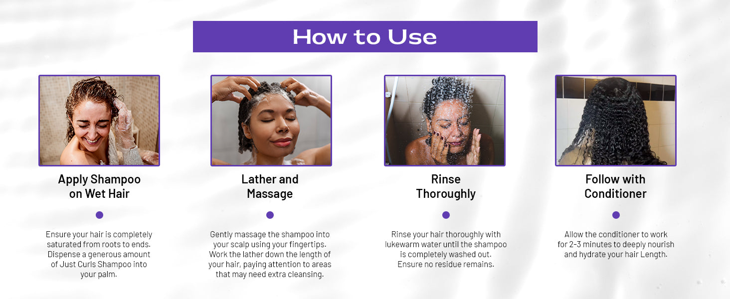 Just Curls Shampoo & Conditioner Set - Herbishh