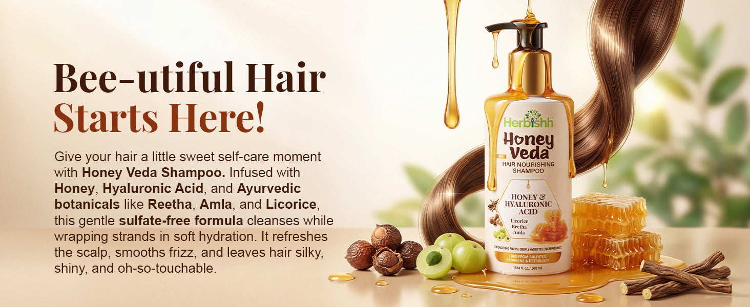 Honey Veda Hair Nourishing Shampoo