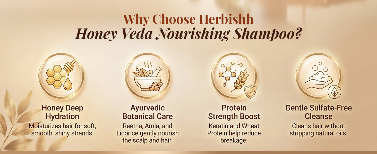 Honey Veda Hair Nourishing Shampoo