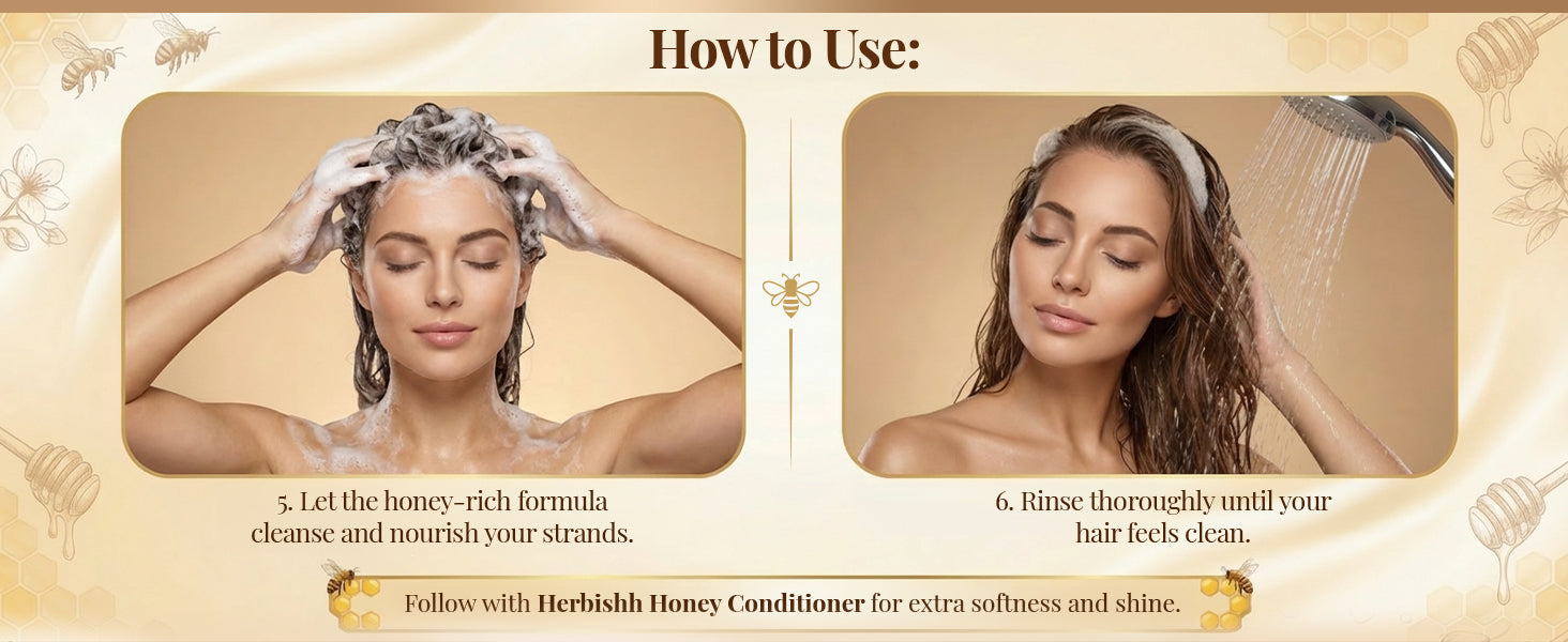 Honey Veda Hair Nourishing Shampoo