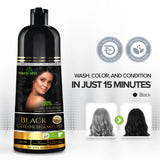 Black Hair Color Shampoo-500ml