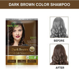 Dark Brown Color Shampoo 10 Sachets - Herbishh .