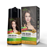 Dark Brown PPD Free Hair Color Shampoo - Herbishh