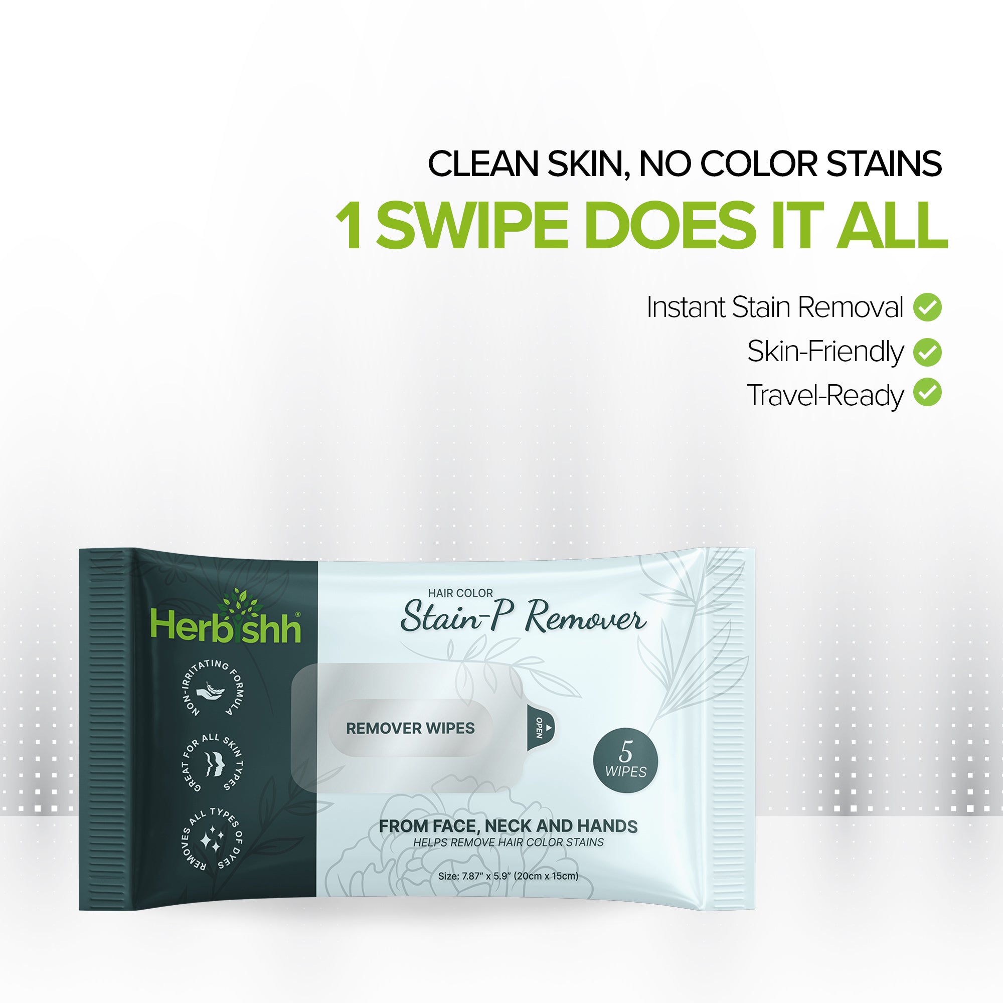 Hair Color Stain Remover Wipes