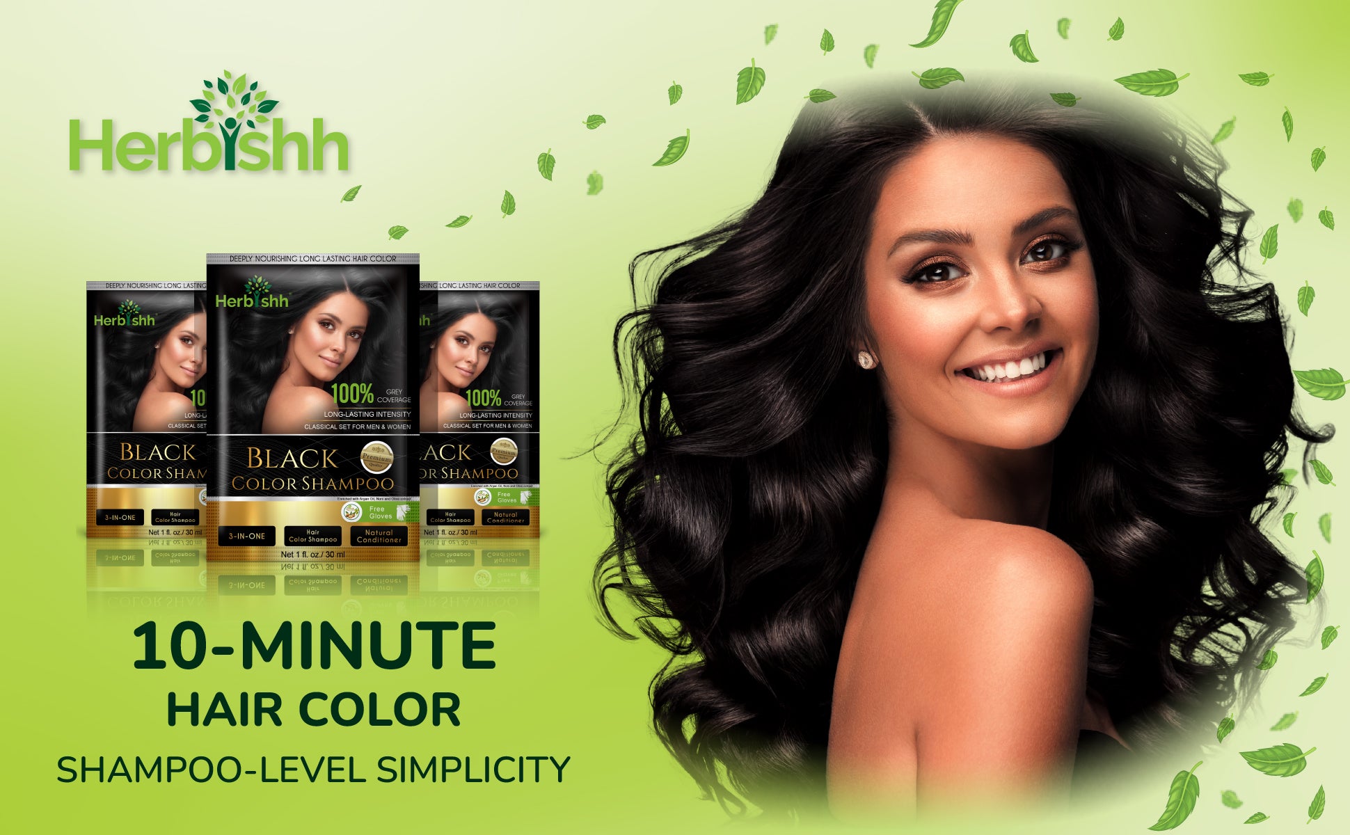 Black Color Shampoo Travel Size