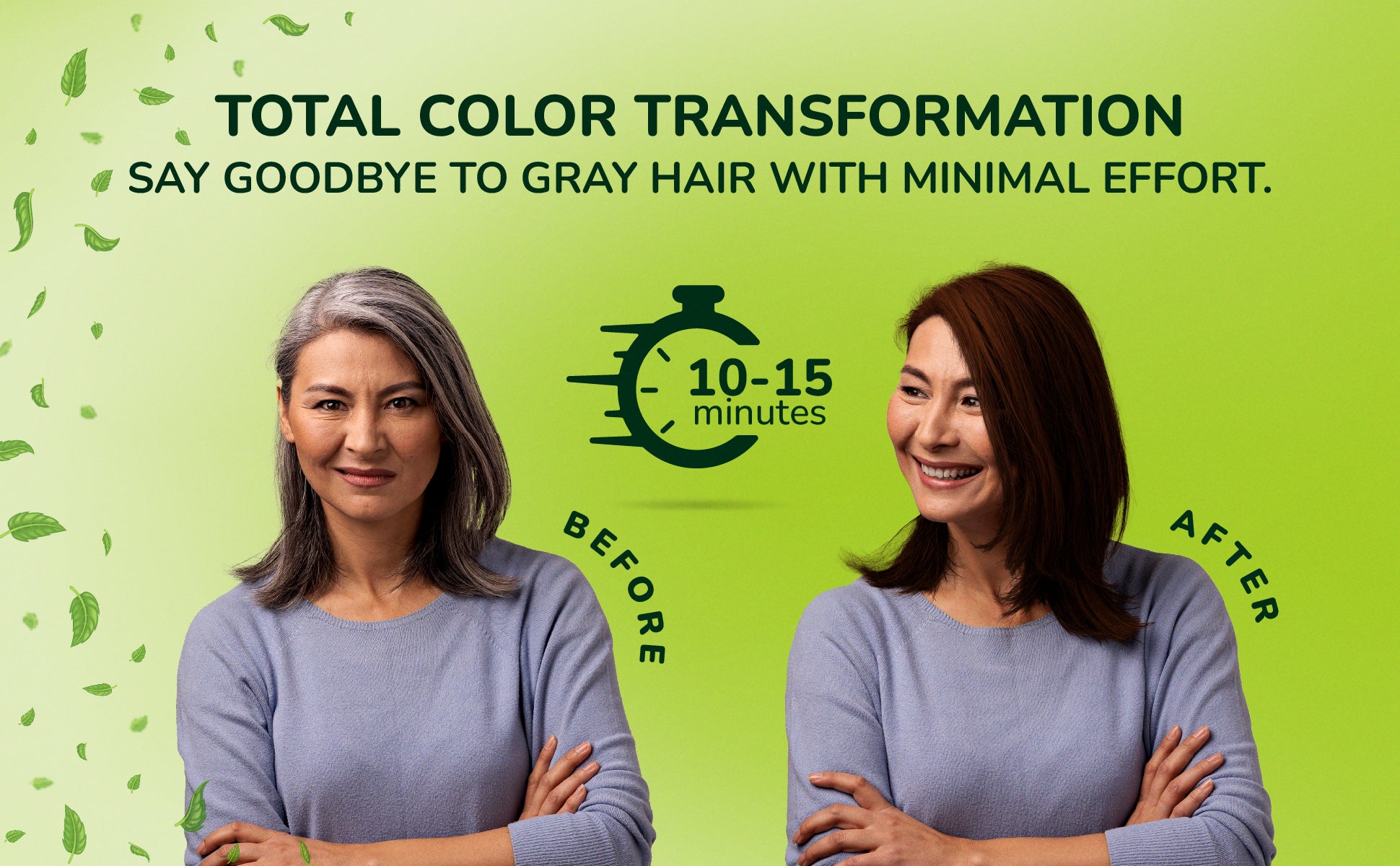 Dark Brown Color Shampoo 10 Sachets - Herbishh