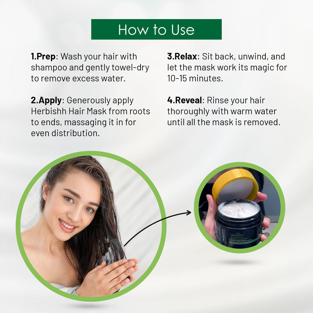 200 Gm Herbishh  Keratin Argan Hair Mask hair mask easy to use 