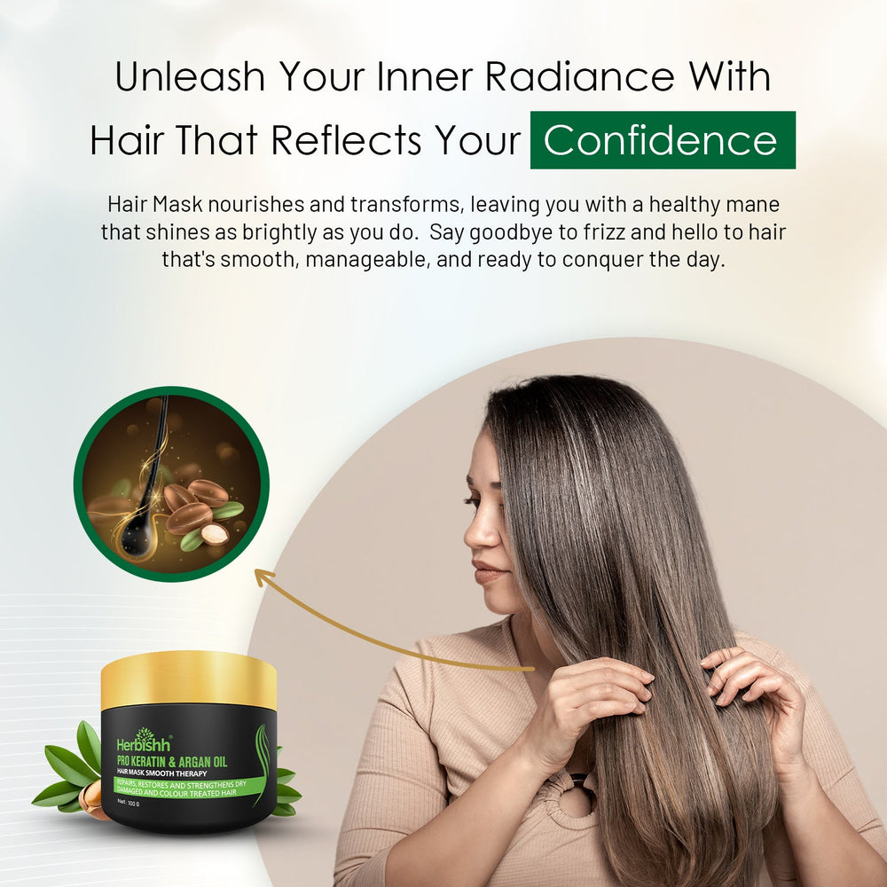 100 Gm Herbishh  Keratin Argan Hair Mask hair mask.
