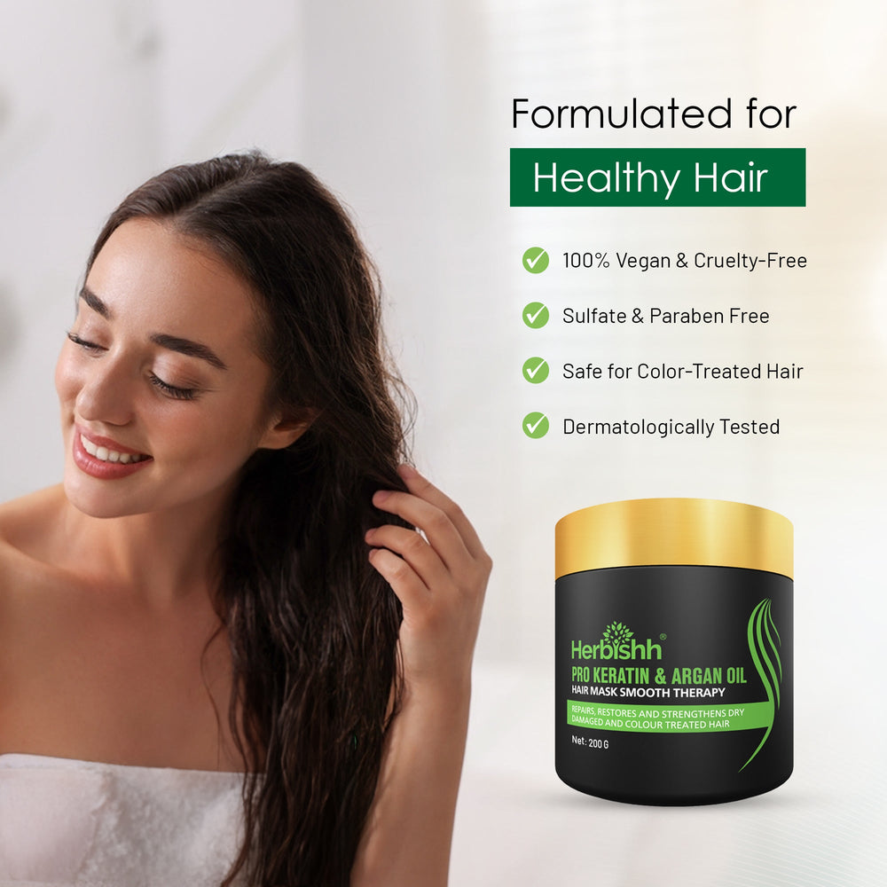 200 Gm Herbishh  Keratin Argan Hair Mask hair mask healthy hair
