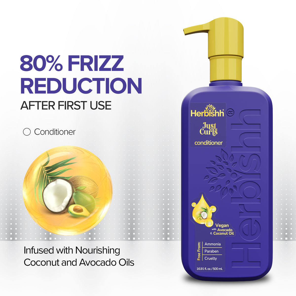 Just Curls Conditioner -Herbishh