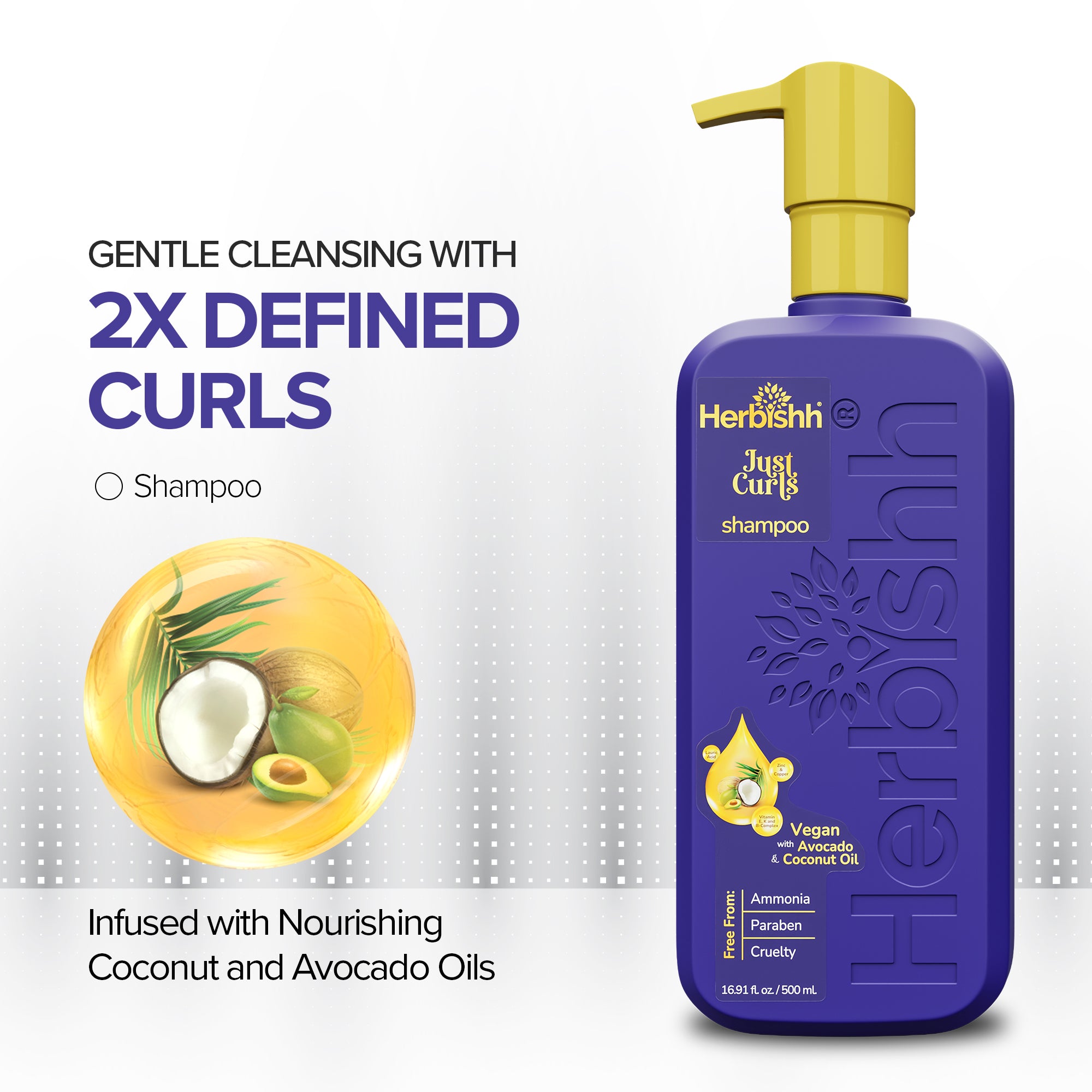 Just Curls Shampoo-Herbishh