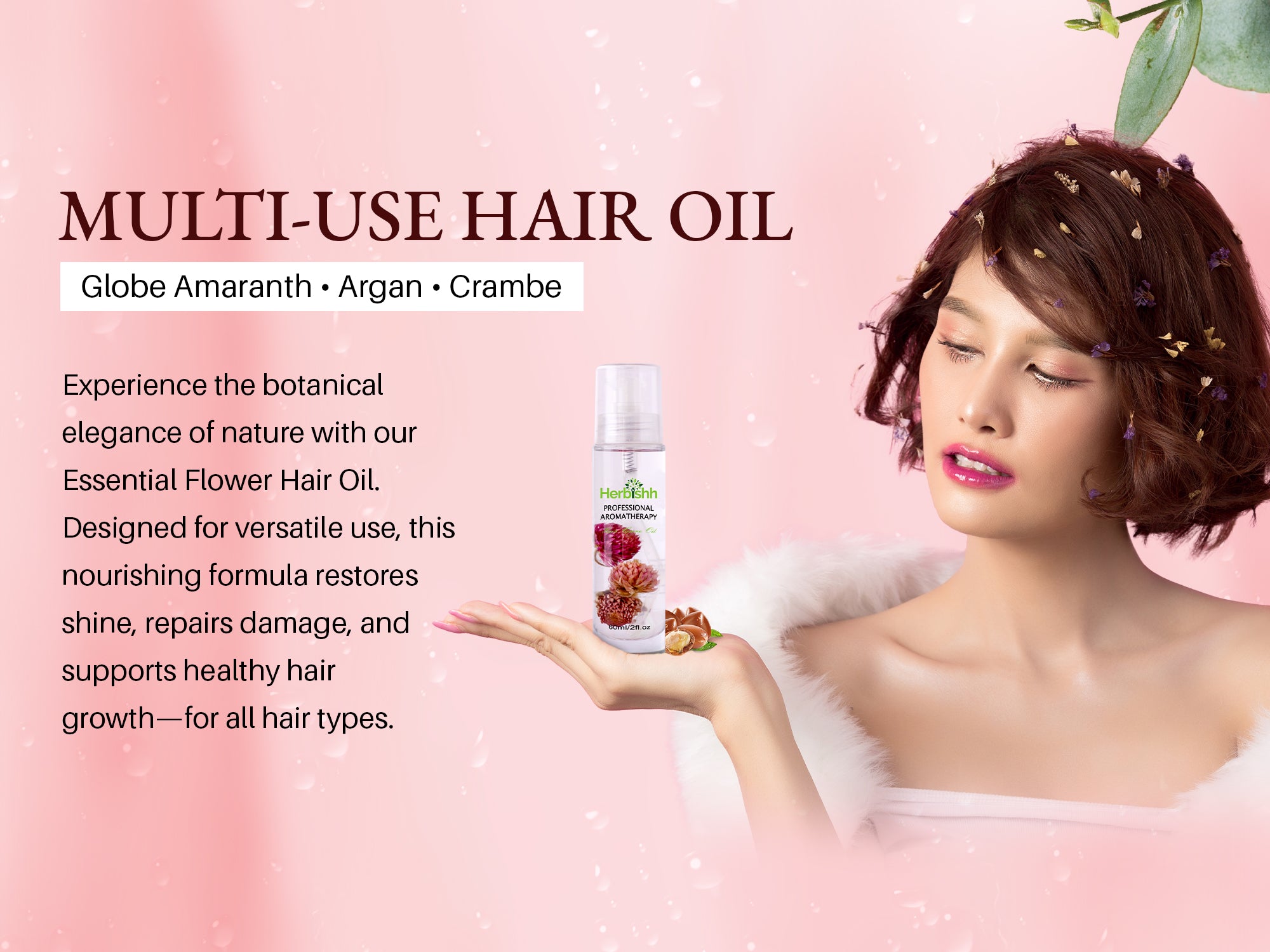 Flower Hair Oil Serum