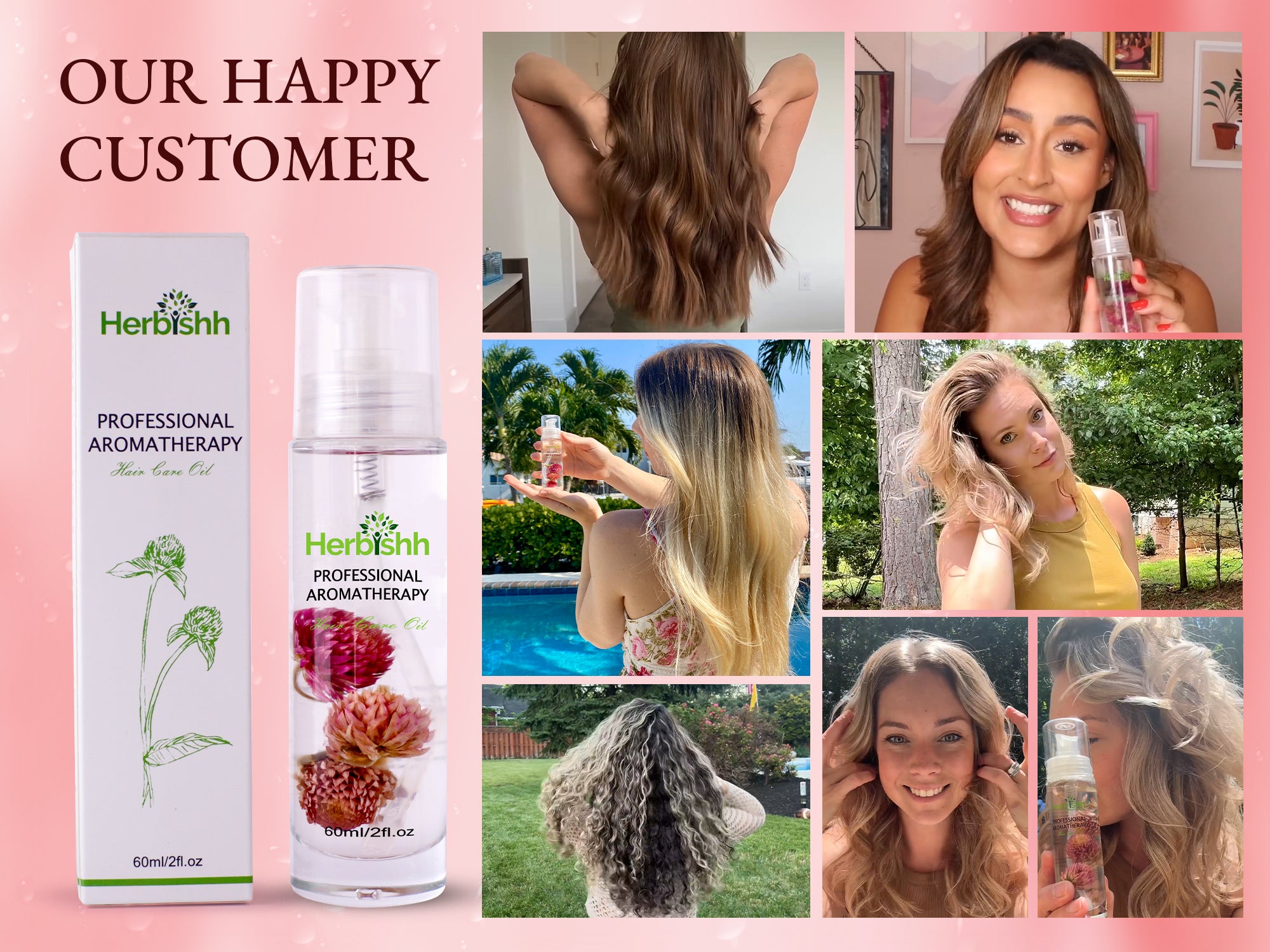 Flower Hair Oil Serum