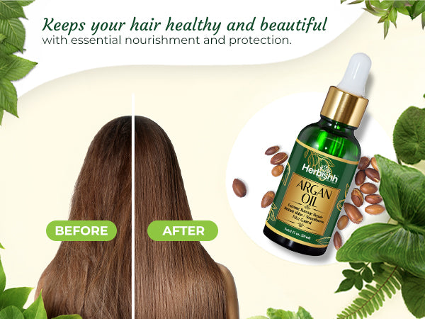 Hair Color Shampoo 200ml & Organic Argan Oil Serum